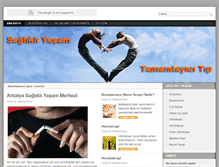 Tablet Screenshot of antalyasaglikliyasam.com